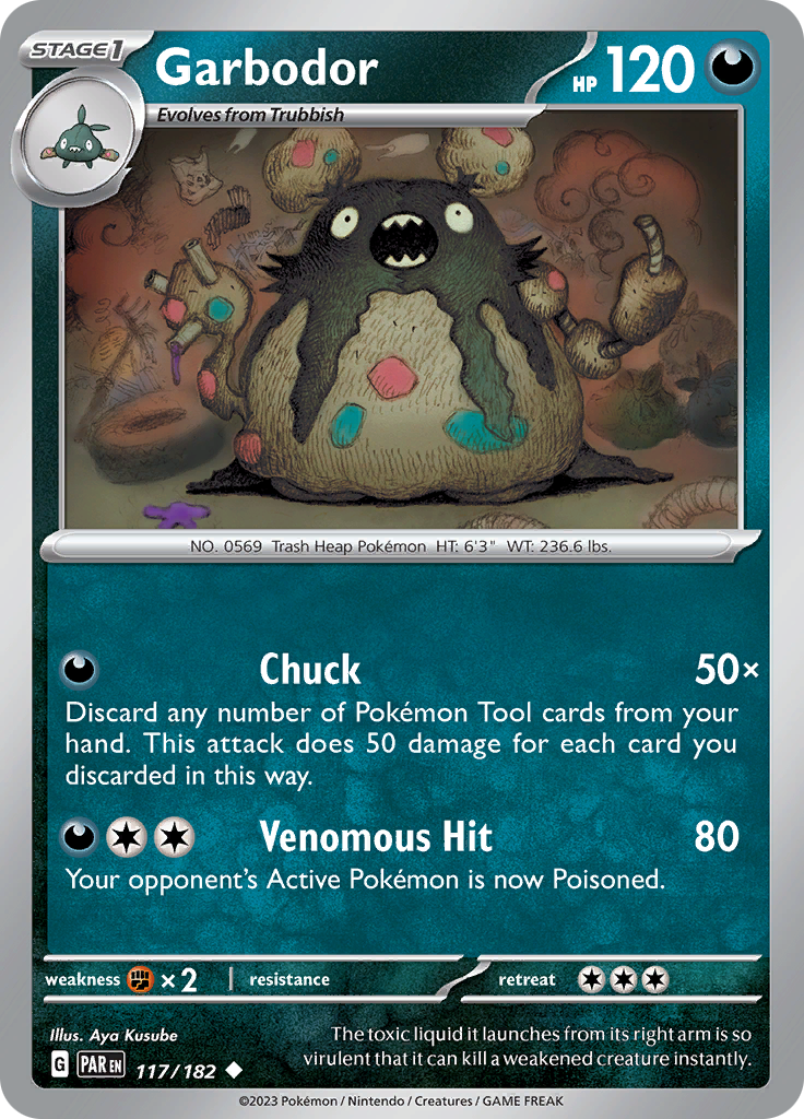 Garbodor (117/182) [Scarlet & Violet: Paradox Rift] | Clutch Gaming