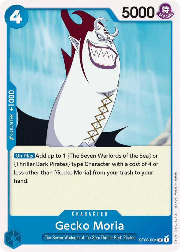 Gecko Moria [Starter Deck: The Seven Warlords of The Sea] | Clutch Gaming