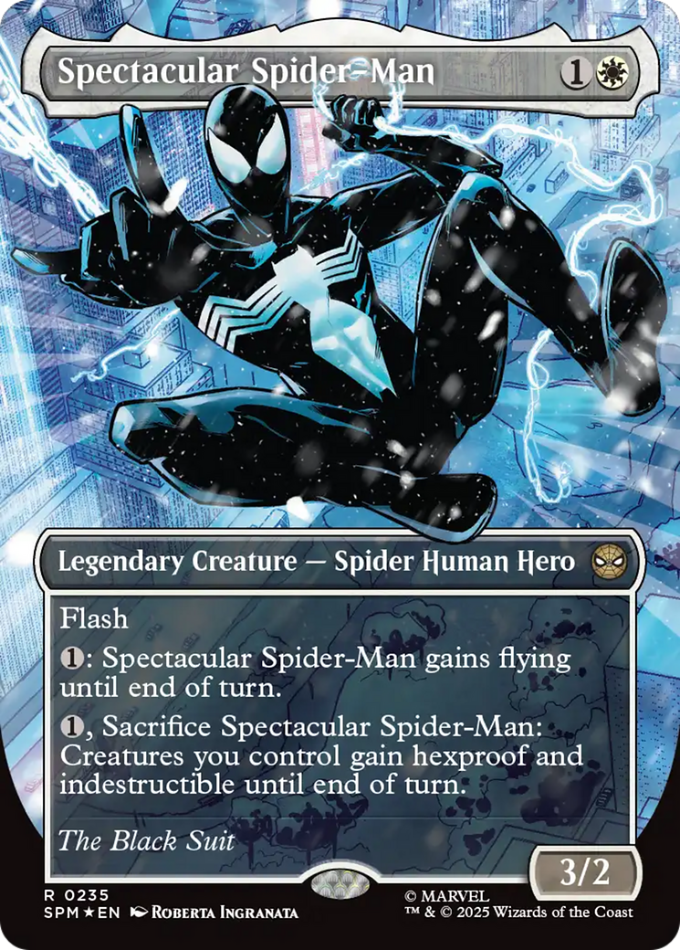 Spectacular Spider-Man (0235) (Borderless) (Textured Foil) [Marvel's Spider-Man] | Clutch Gaming