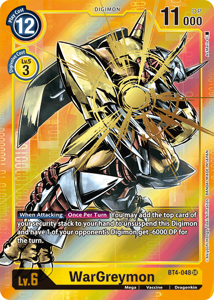 WarGreymon [BT4-048] (Alternate Art) [Great Legend] | Clutch Gaming