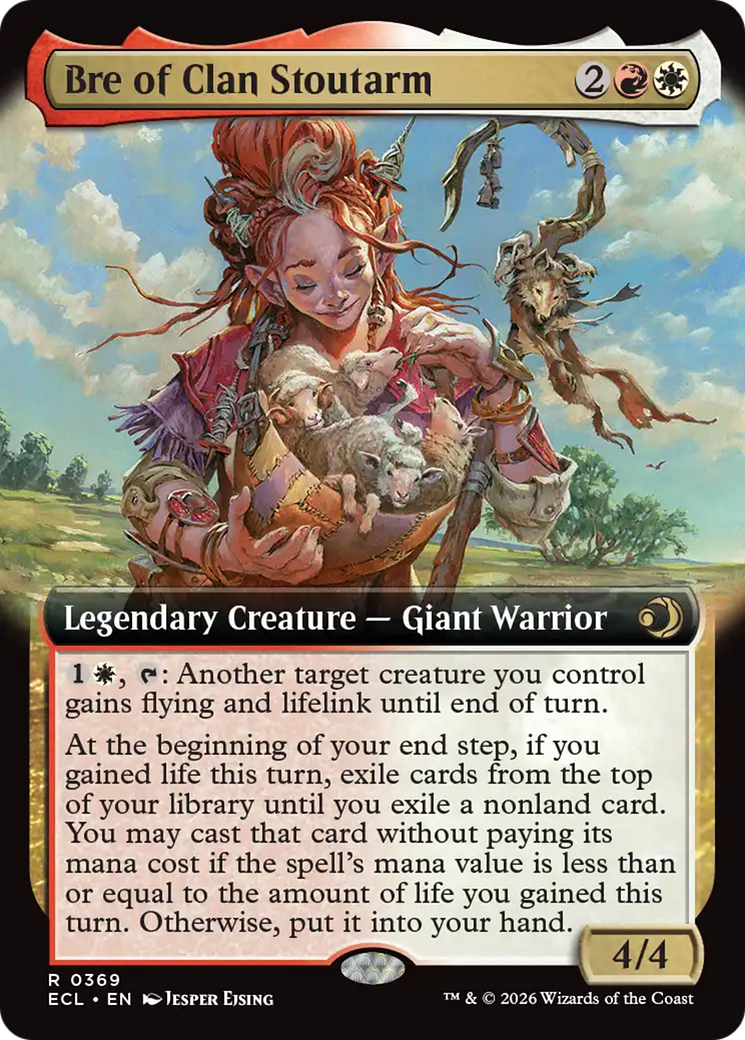 Bre of Clan Stoutarm (Extended Art) [Lorwyn Eclipsed] | Clutch Gaming