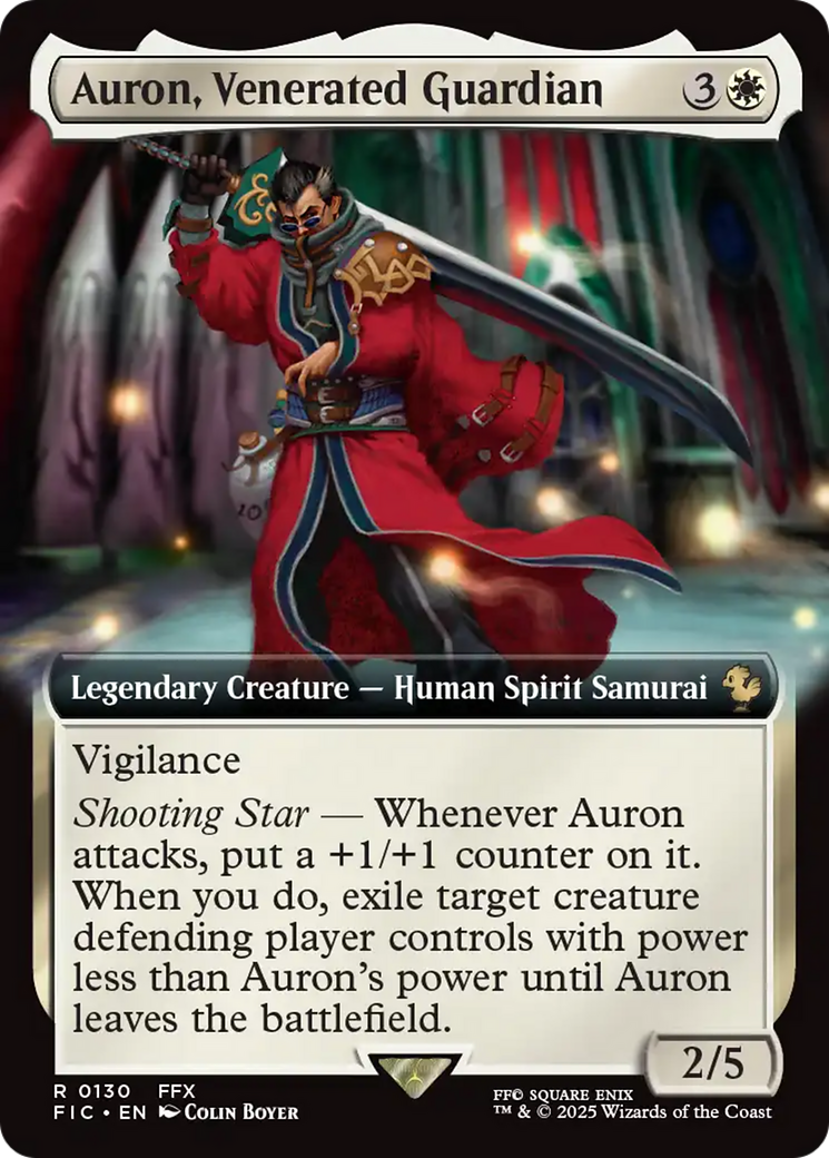 Auron, Venerated Guardian (Extended Art) [FINAL FANTASY Commander] | Clutch Gaming
