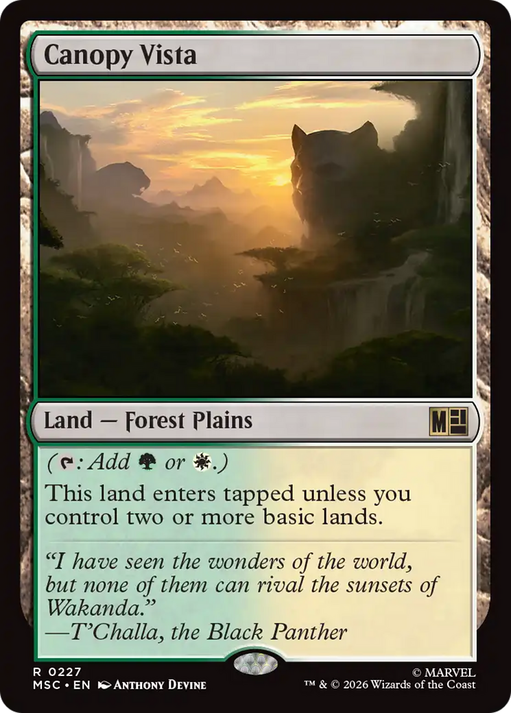 Canopy Vista [Marvel Super Heroes Commander] | Clutch Gaming