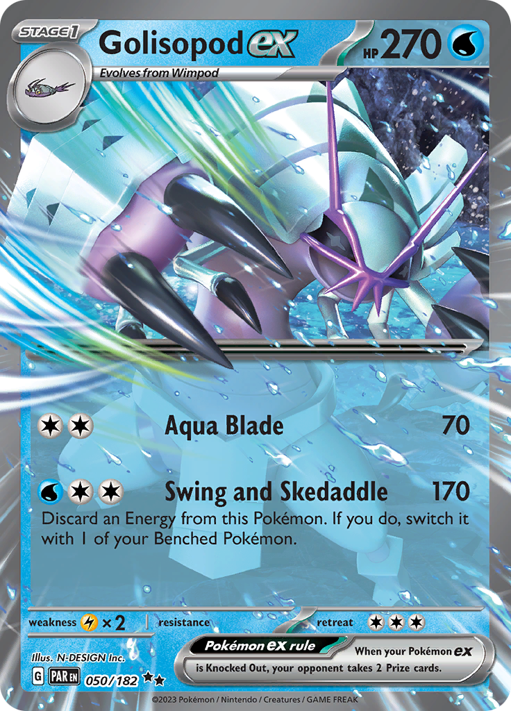 Golisopod ex (050/182) [Scarlet & Violet: Paradox Rift] | Clutch Gaming