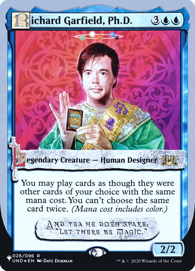 Richard Garfield, Ph.D. (Unfinity Foil Edition) [The List] | Clutch Gaming