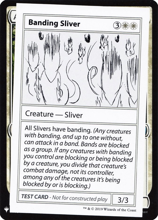 Banding Sliver [Mystery Booster Playtest Cards] | Clutch Gaming