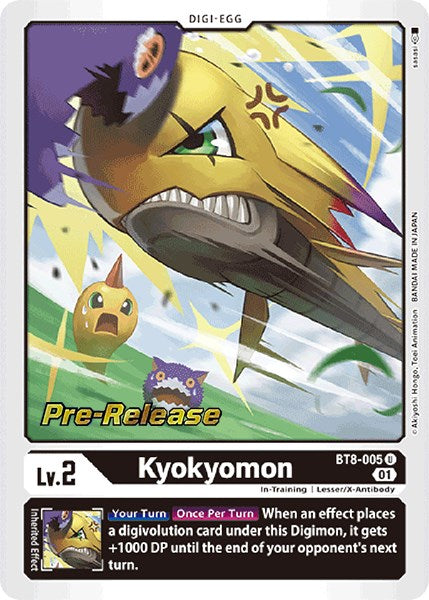 Kyokyomon [BT8-005] [New Awakening Pre-Release Cards] | Clutch Gaming