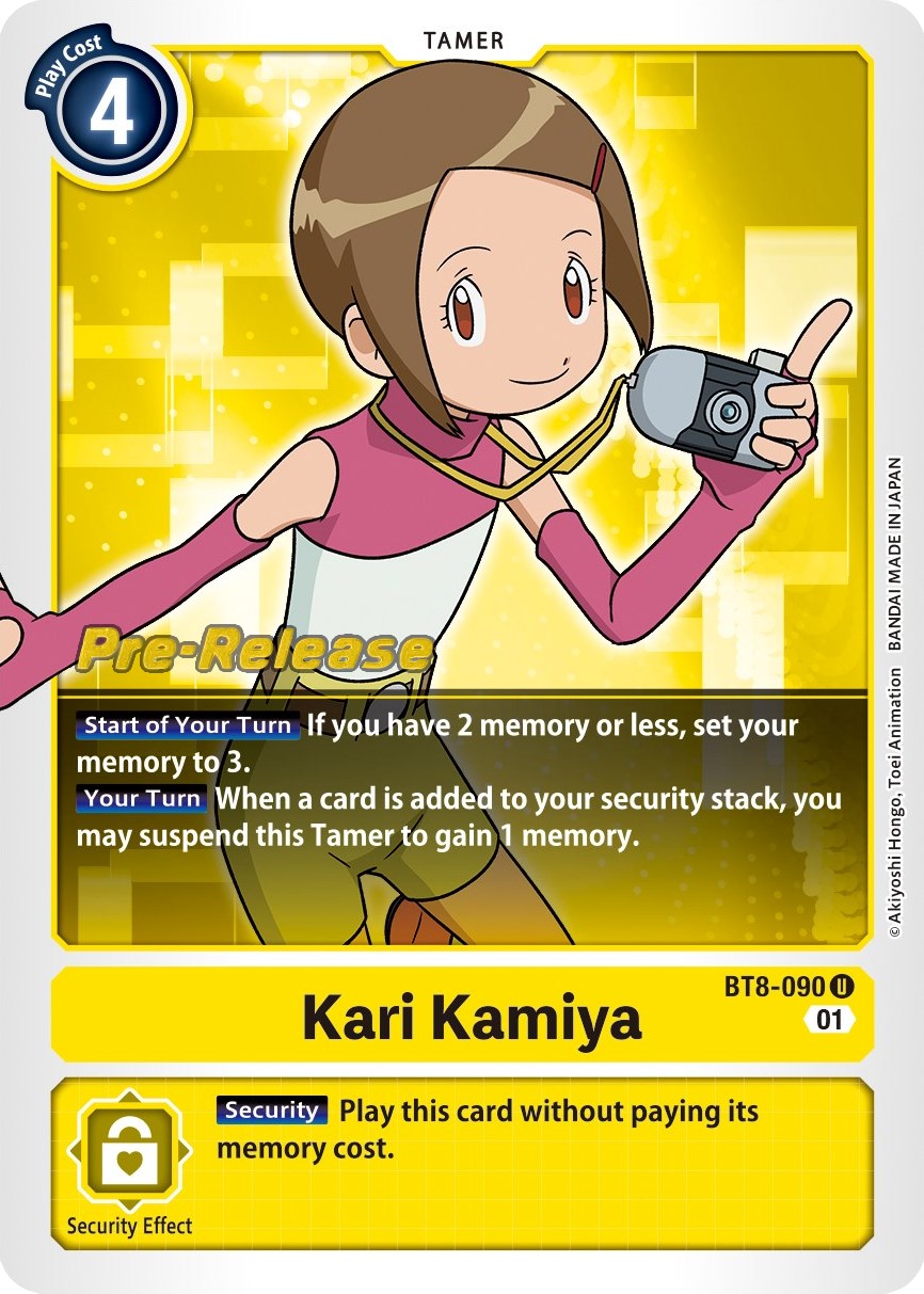 Kari Kamiya [BT8-090] [New Awakening Pre-Release Cards] | Clutch Gaming