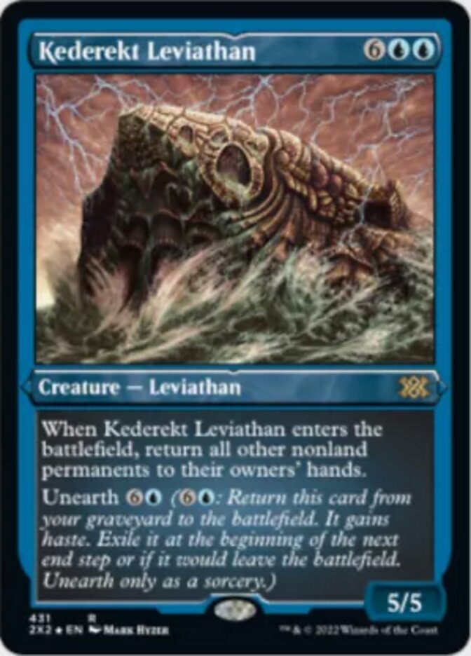 Kederekt Leviathan (Foil Etched) [Double Masters 2022] | Clutch Gaming