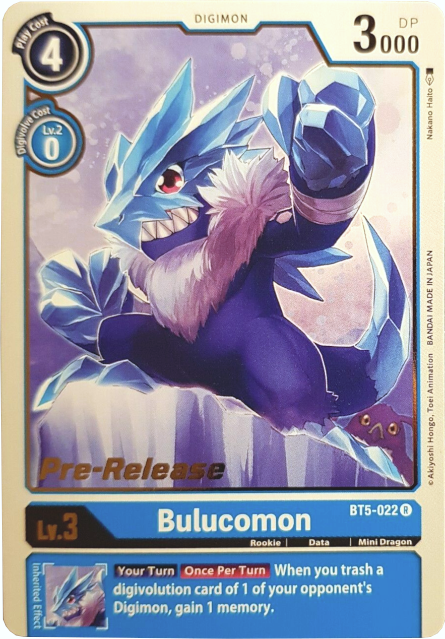 Bulucomon [BT5-022] [Battle of Omni Pre-Release Promos] | Clutch Gaming