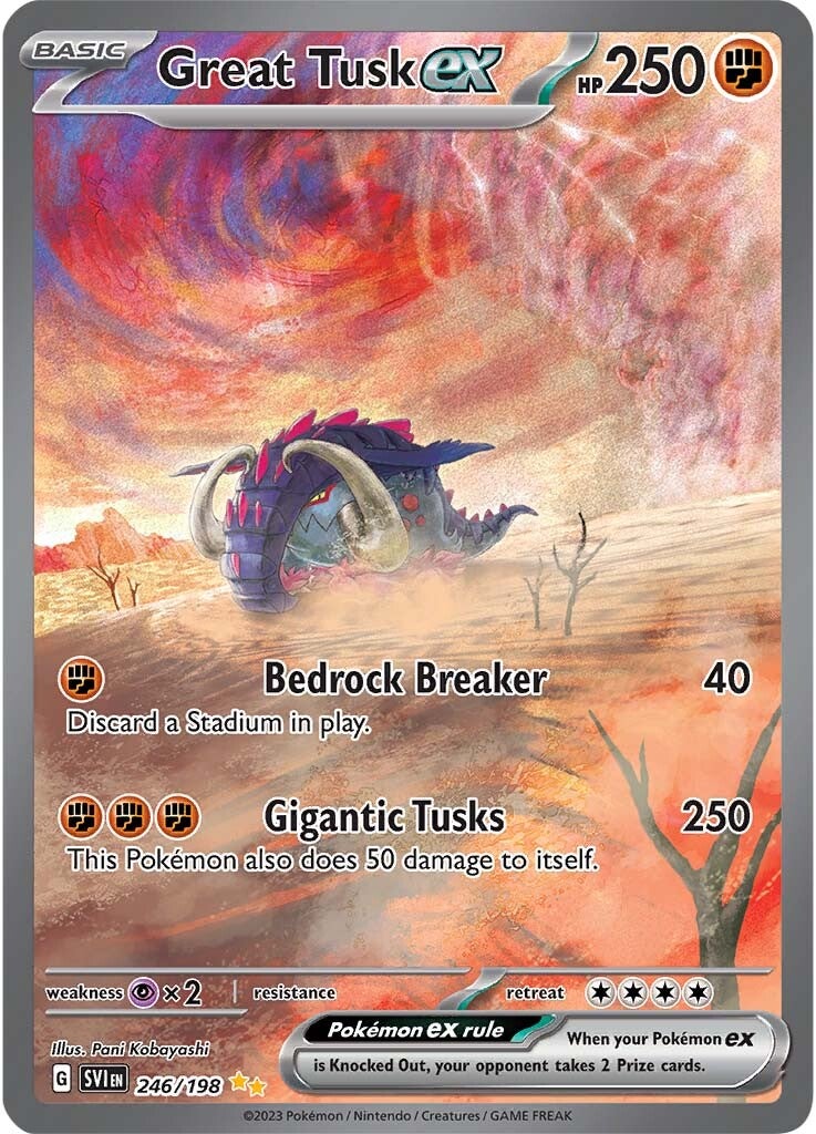 Great Tusk ex (246/198) [Scarlet & Violet: Base Set] | Clutch Gaming