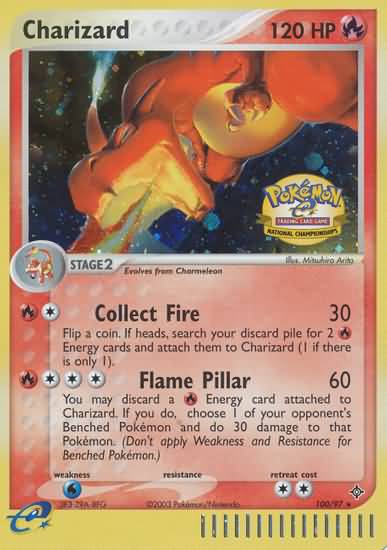 Charizard (100/97) (National Championship 2004) [League & Championship Cards] | Clutch Gaming