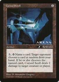 Cursed Scroll (Oversized) [Oversize Cards] | Clutch Gaming
