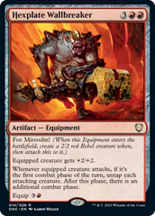 Hexplate Wallbreaker [Phyrexia: All Will Be One Commander] | Clutch Gaming