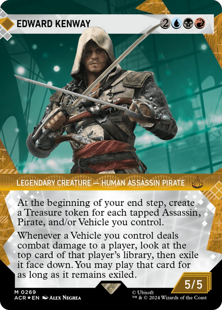 Edward Kenway (Showcase) (Textured Foil) [Assassin's Creed] | Clutch Gaming