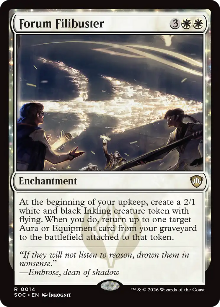 Forum Filibuster [Secrets of Strixhaven Commander] | Clutch Gaming