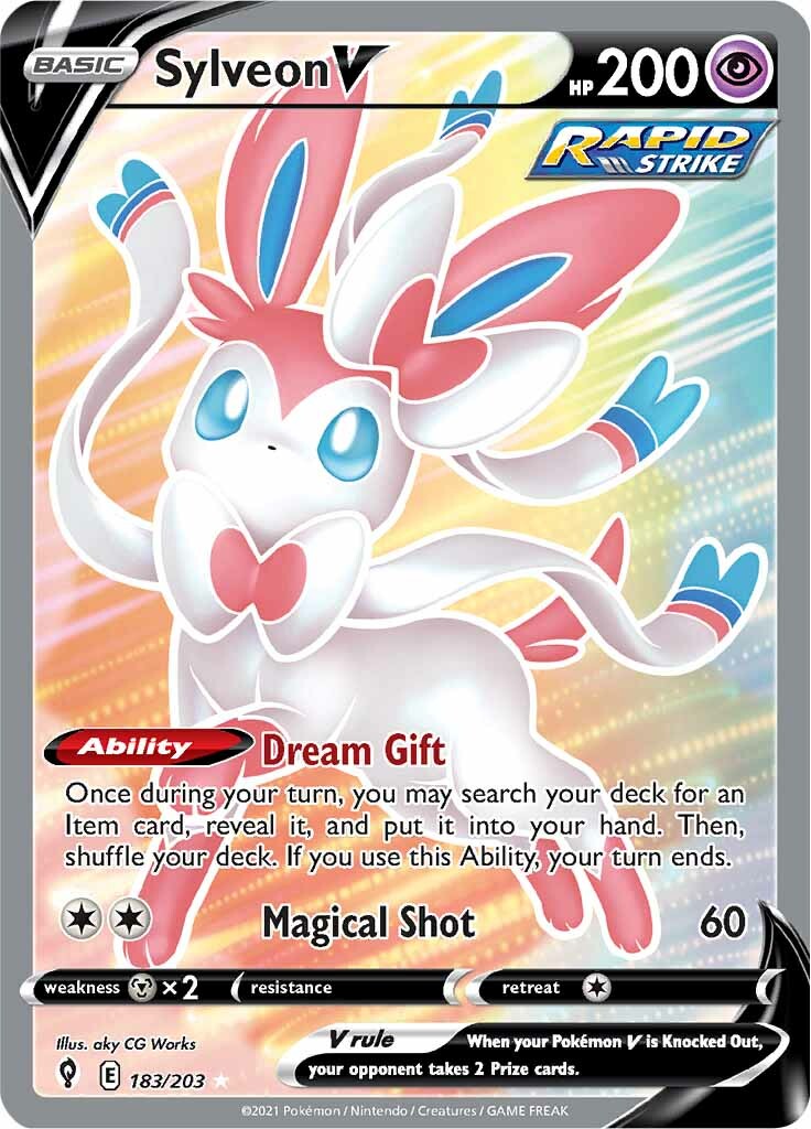 Sylveon V (183/203) [Sword & Shield: Evolving Skies] | Clutch Gaming