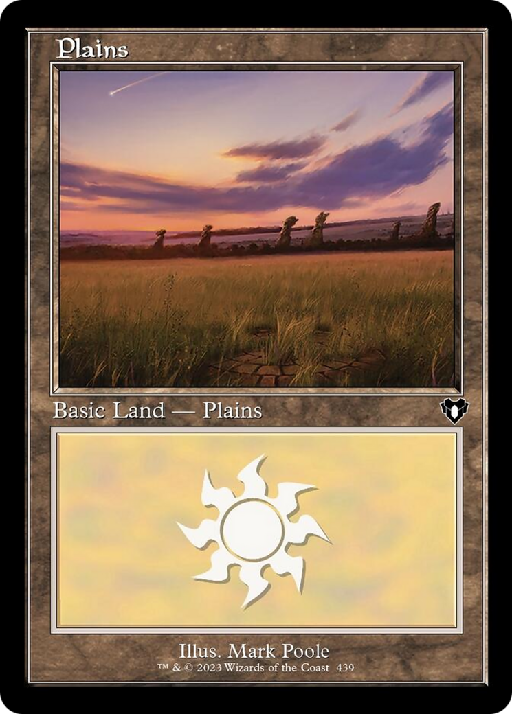 Plains (439) (Retro) [Commander Masters] | Clutch Gaming