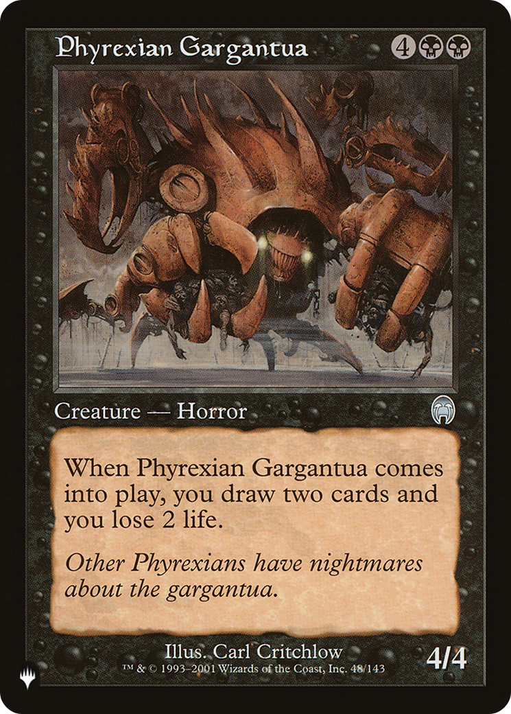 Phyrexian Gargantua [The List Reprints] | Clutch Gaming