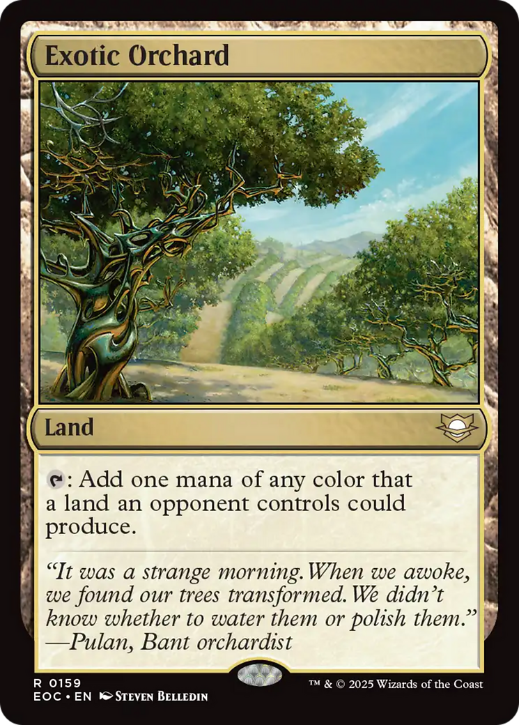 Exotic Orchard [Edge of Eternities Commander] | Clutch Gaming