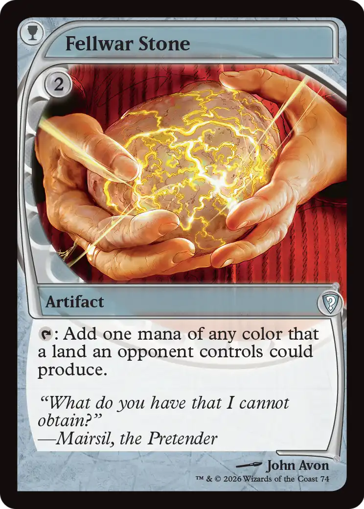Fellwar Stone (Future Sight) [Mystery Booster: Commander Edition] | Clutch Gaming