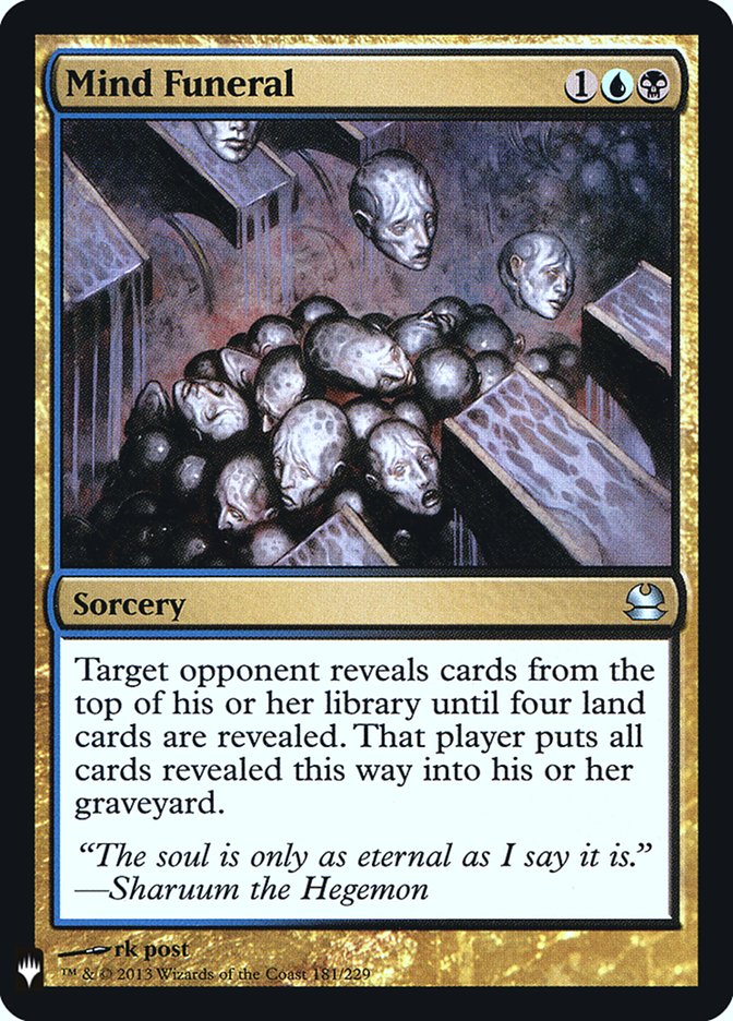 Mind Funeral [Mystery Booster] | Clutch Gaming
