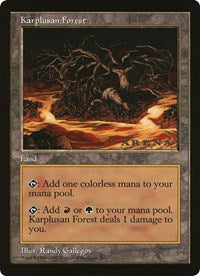 Karplusan Forest (Oversized) [Oversize Cards] | Clutch Gaming