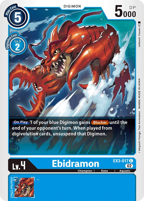 Ebidramon [EX3-017] [Draconic Roar] | Clutch Gaming