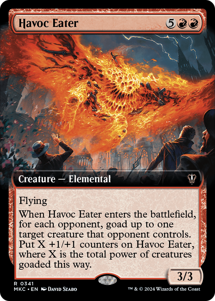 Havoc Eater (Extended Art) [Murders at Karlov Manor Commander] | Clutch Gaming