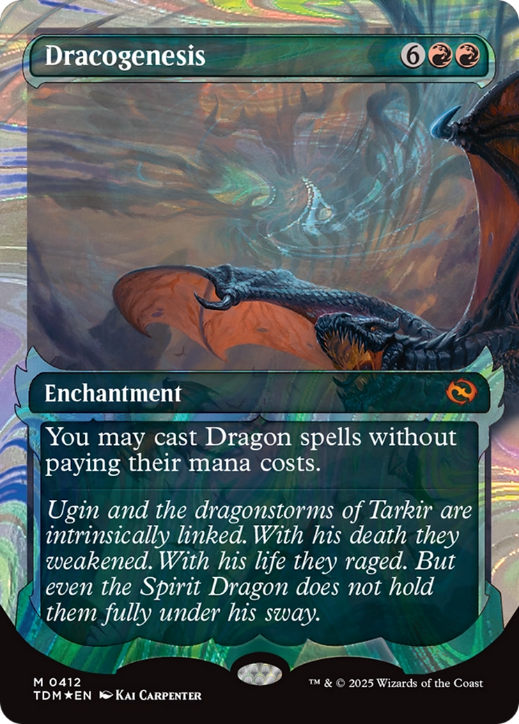 Dracogenesis (0412) (Showcase) (Halo Foil) [Tarkir: Dragonstorm] | Clutch Gaming
