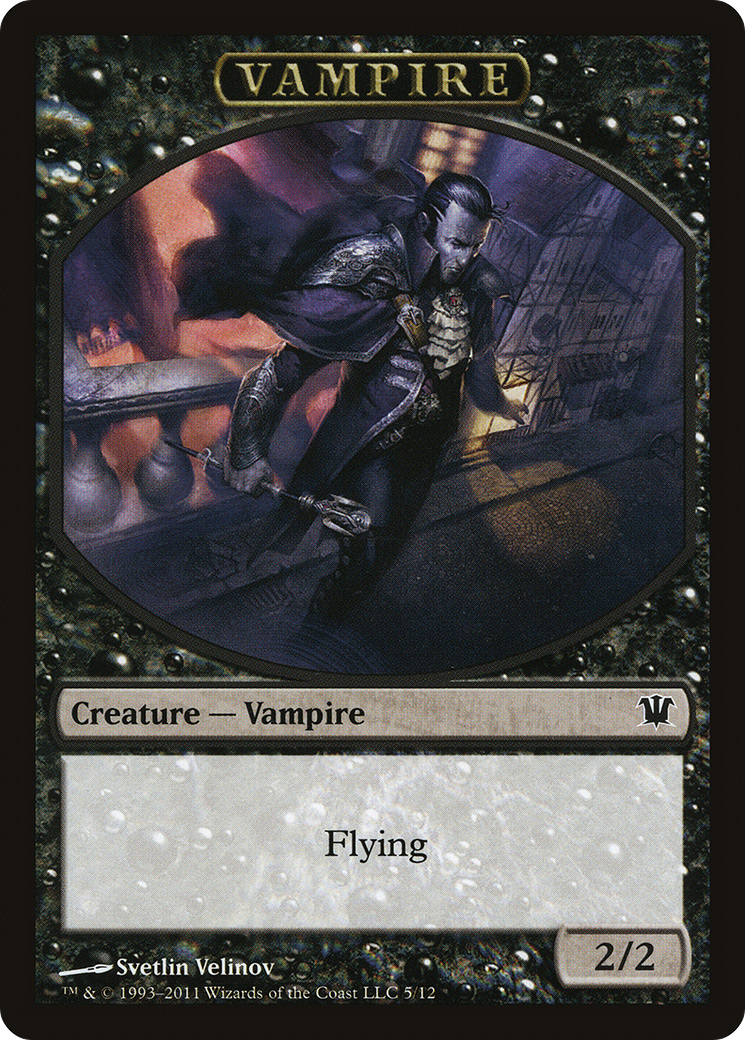 Blood // Vampire (0007) Double-Sided Token [Innistrad Remastered Tokens] | Clutch Gaming