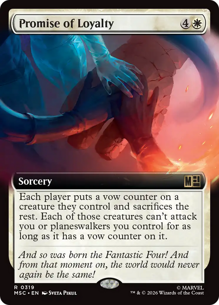 Promise of Loyalty (Extended Art) [Marvel Super Heroes Commander] | Clutch Gaming
