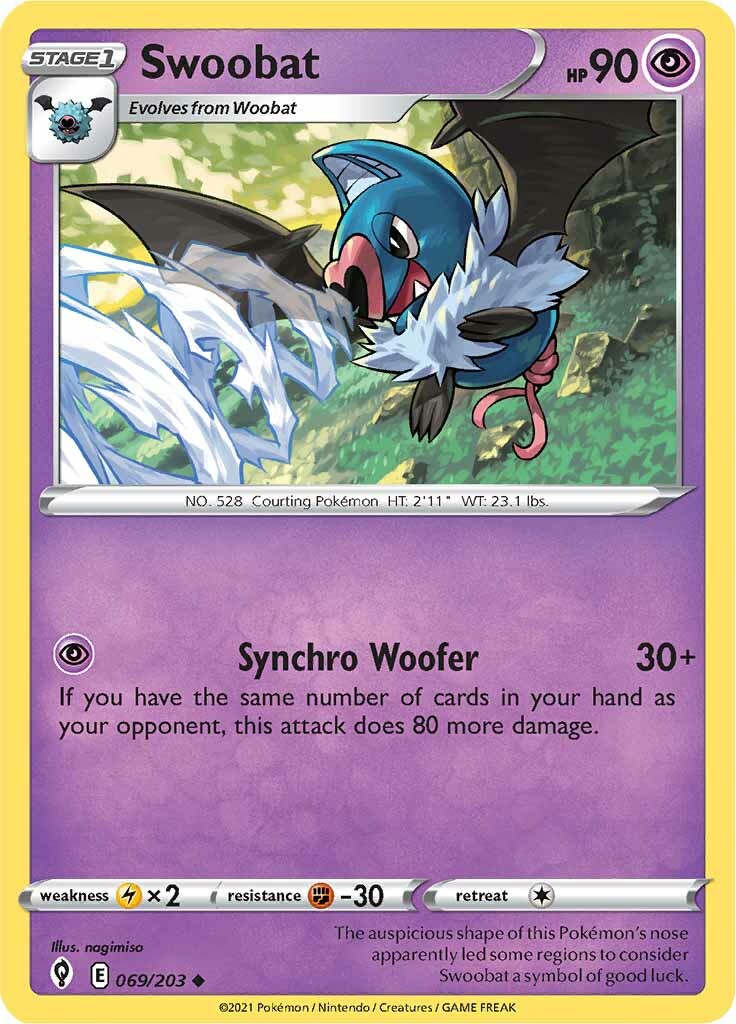 Swoobat (069/203) [Sword & Shield: Evolving Skies] | Clutch Gaming