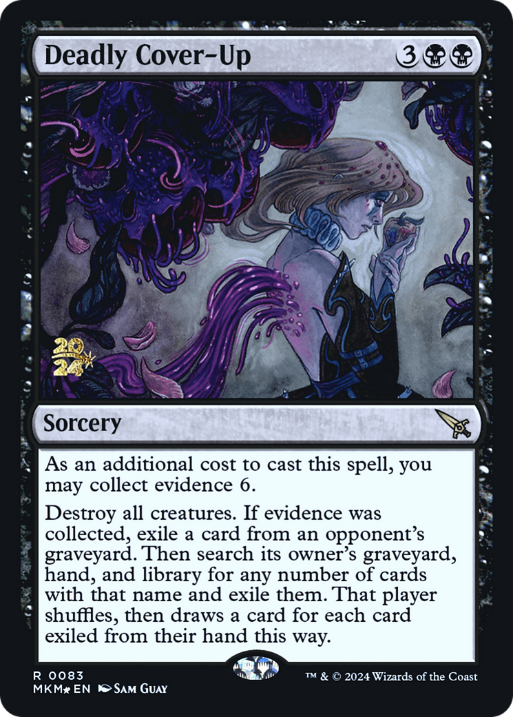 Deadly Cover-Up [Murders at Karlov Manor Prerelease Promos] | Clutch Gaming