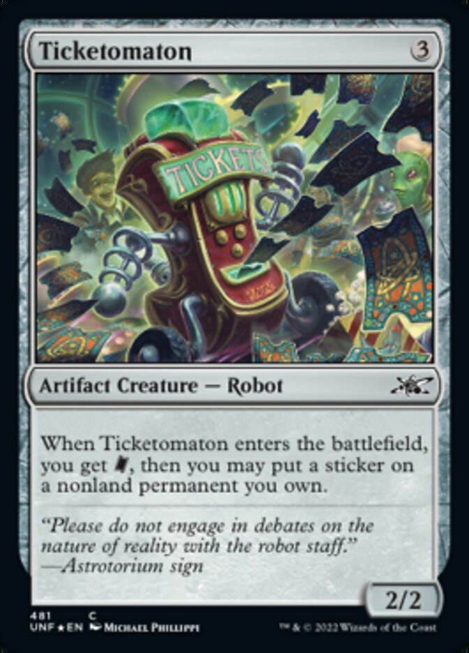 Ticketomaton (Galaxy Foil) [Unfinity] | Clutch Gaming