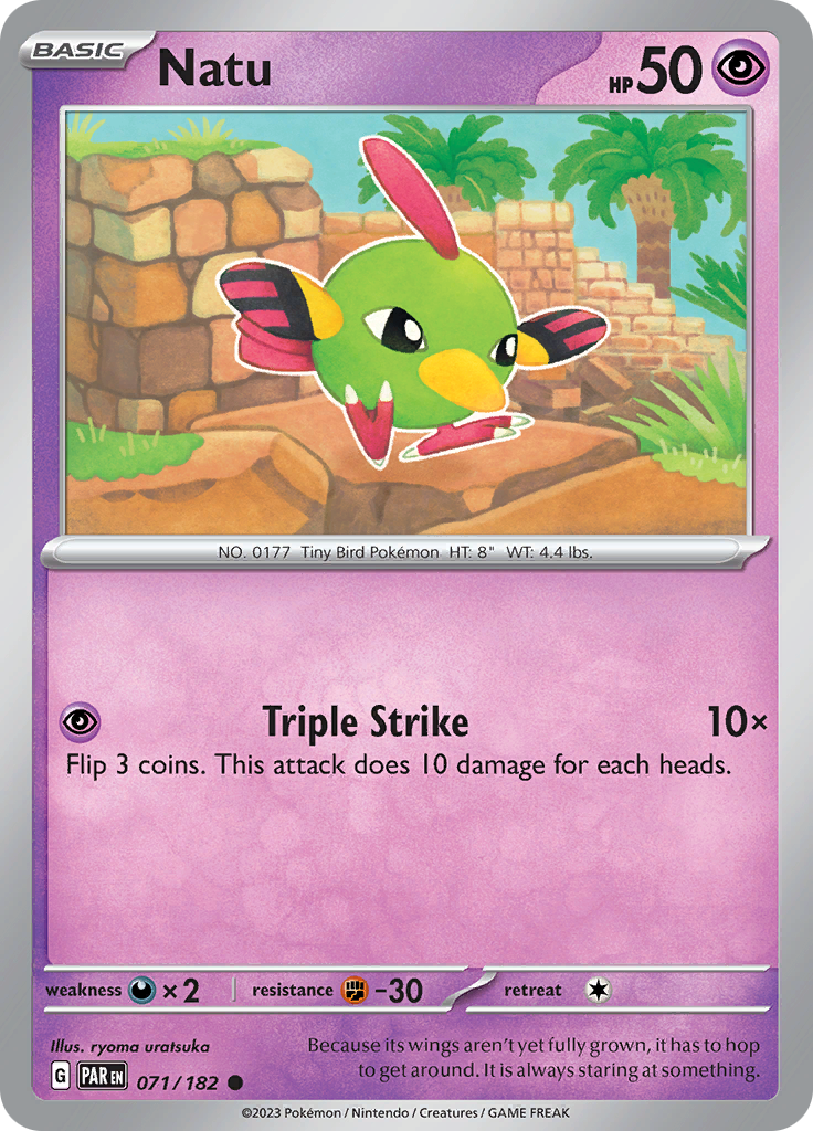 Natu (071/182) [Scarlet & Violet: Paradox Rift] | Clutch Gaming