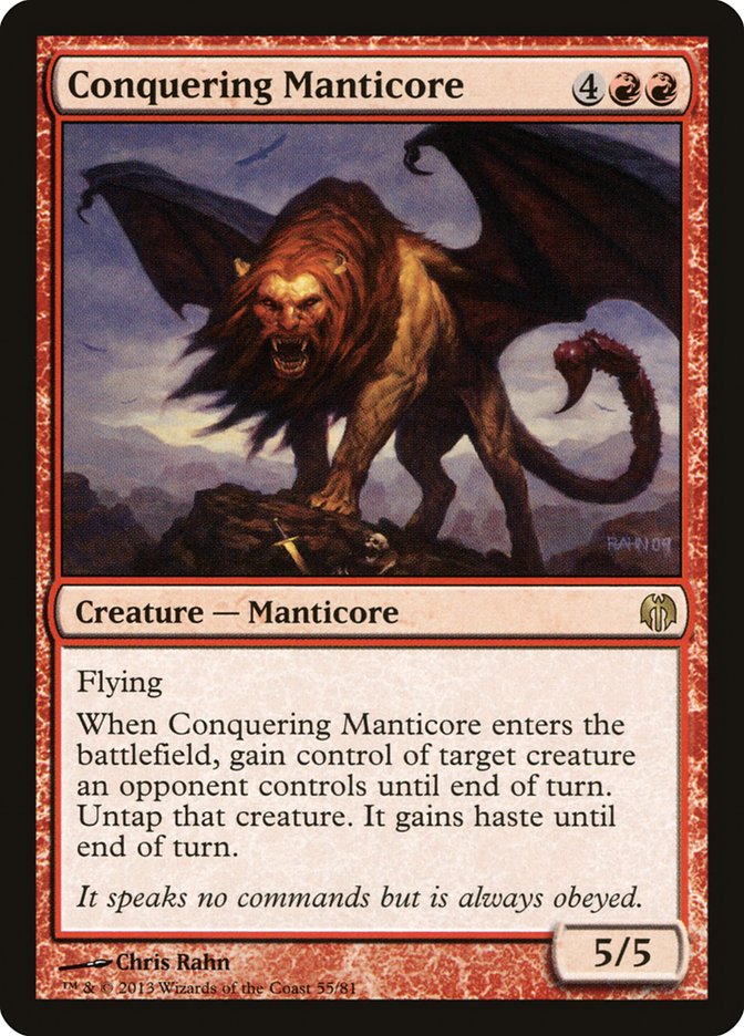 Conquering Manticore [Duel Decks: Heroes vs. Monsters] | Clutch Gaming