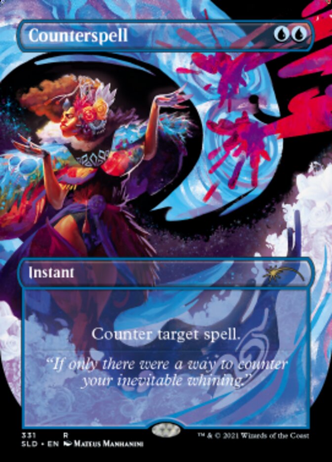 Counterspell (Borderless) [Secret Lair Drop Series] | Clutch Gaming