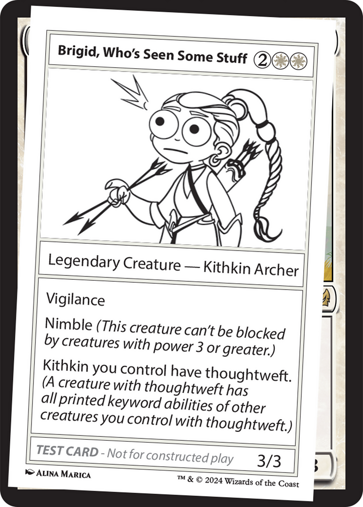 Brigid, Who's Seen Some Stuff [Mystery Booster 2 Playtest Cards] | Clutch Gaming