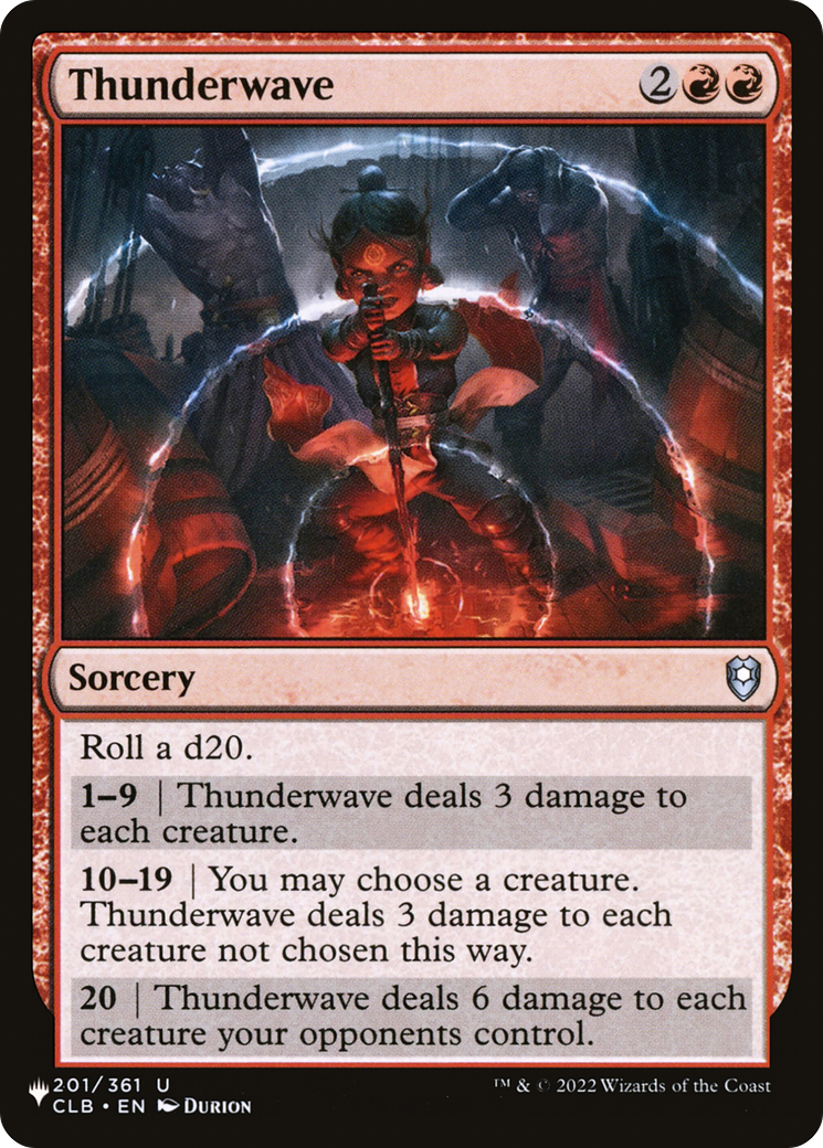 Thunderwave [The List Reprints] | Clutch Gaming