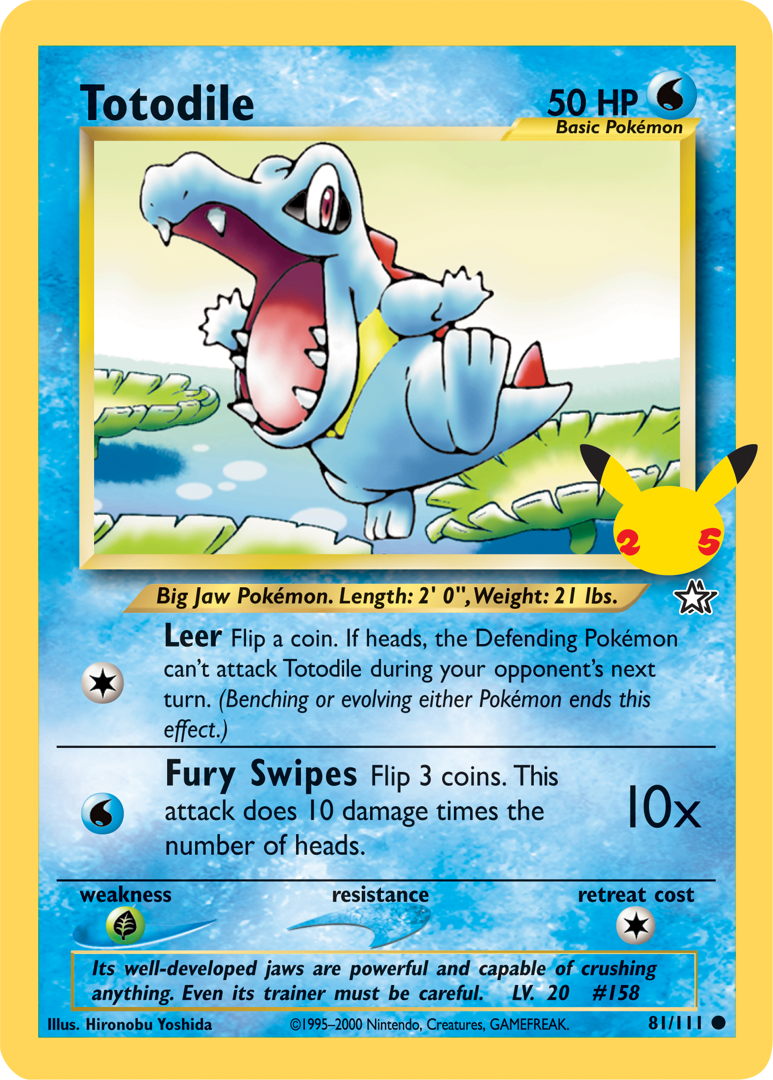 Totodile (81/111) (Jumbo Card) [First Partner Pack] | Clutch Gaming