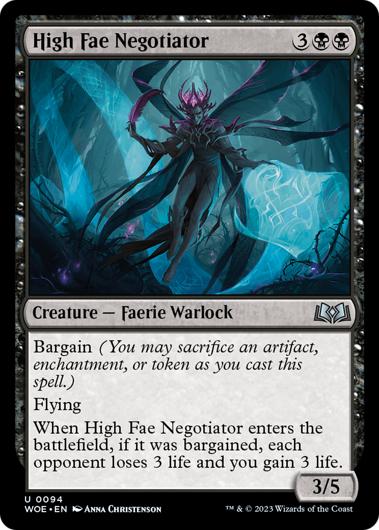 High Fae Negotiator [Wilds of Eldraine] | Clutch Gaming