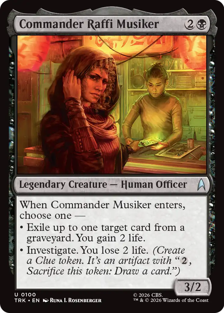 Commander Raffi Musiker [Star Trek] | Clutch Gaming