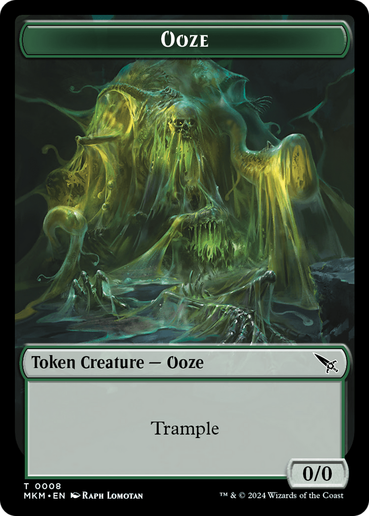 Thopter (0020) // Ooze Double-Sided Token [Murders at Karlov Manor Tokens] | Clutch Gaming