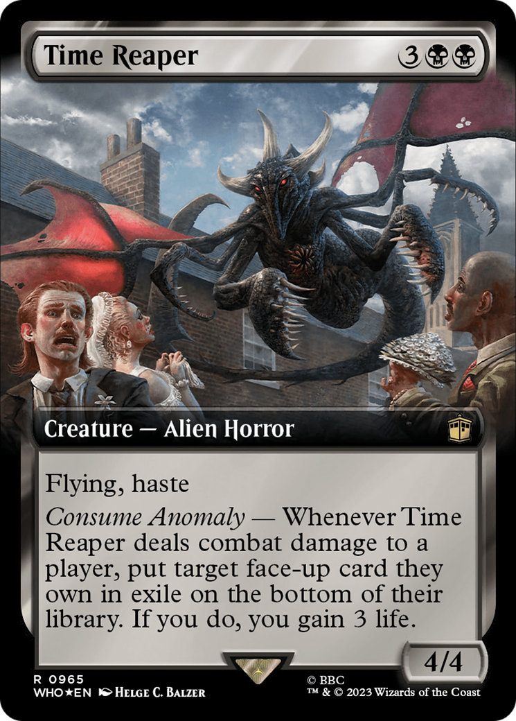 Time Reaper (Extended Art) (Surge Foil) [Doctor Who] | Clutch Gaming