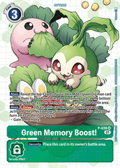 Green Memory Boost! [P-038] (Box Promotion Pack - Next Adventure) [Promotional Cards] | Clutch Gaming