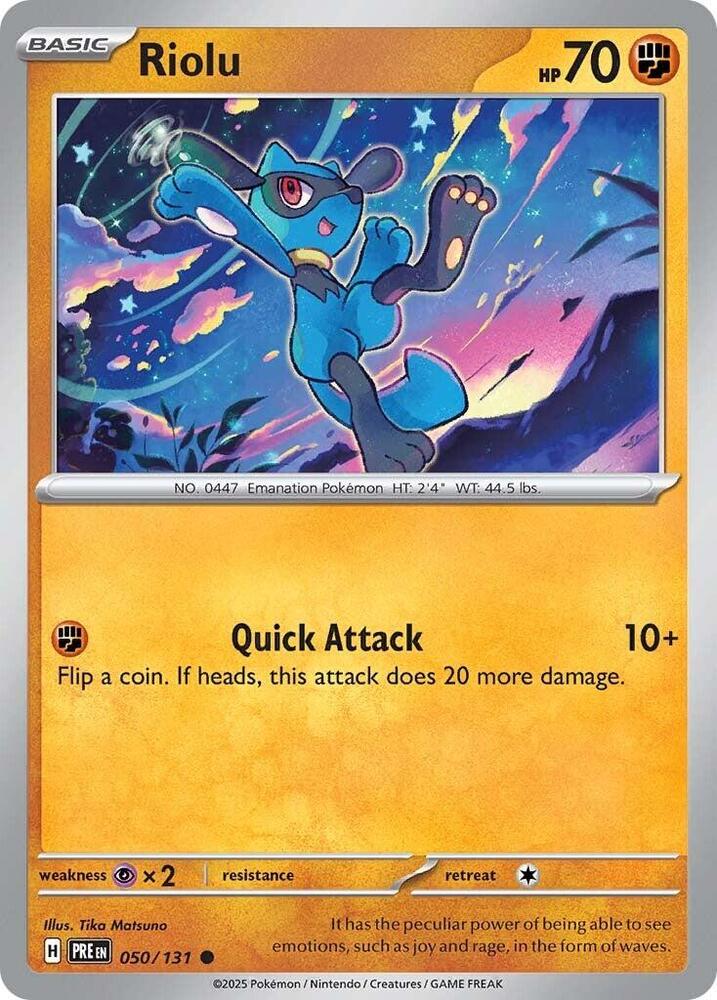 Riolu (050/131) [Scarlet & Violet: Prismatic Evolutions] | Clutch Gaming