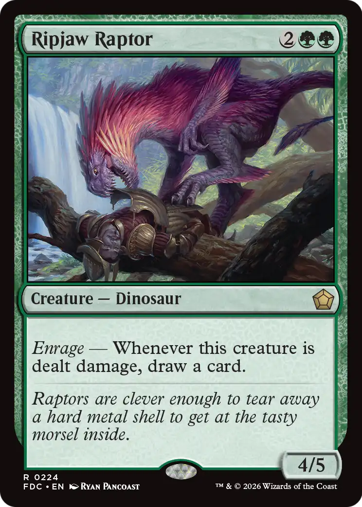 Ripjaw Raptor [Foundations Commander] | Clutch Gaming