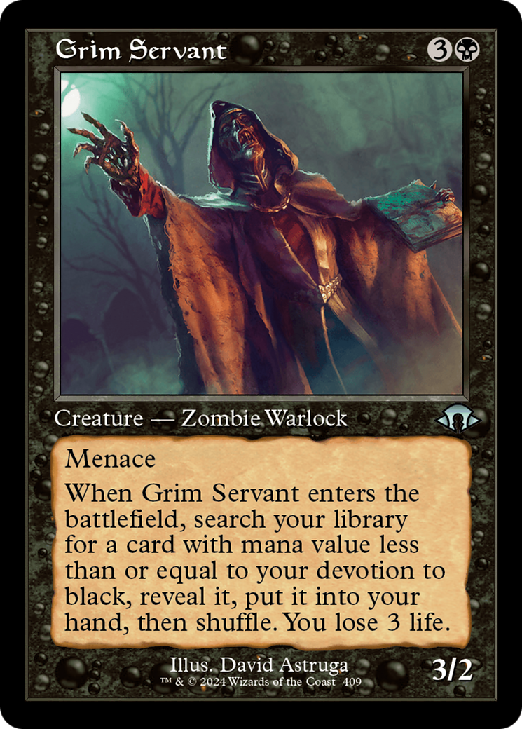 Grim Servant (Retro) [Modern Horizons 3] | Clutch Gaming