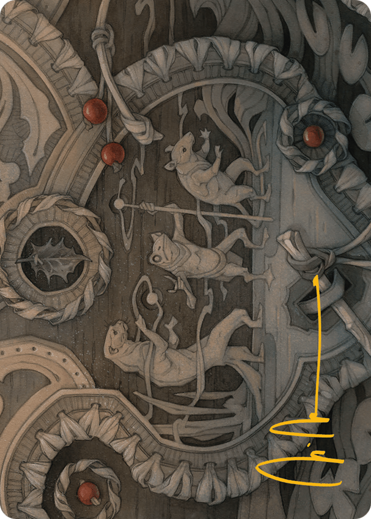 Season of Weaving Art Card (Gold-Stamped Signature) [Bloomburrow Art Series] | Clutch Gaming